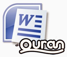 Qur'an in word icon